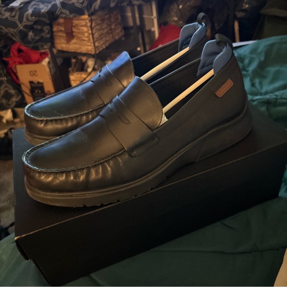 NIB Coach G5032 Black Leather Loafers, Size 9.5D - Picture 7 of 8